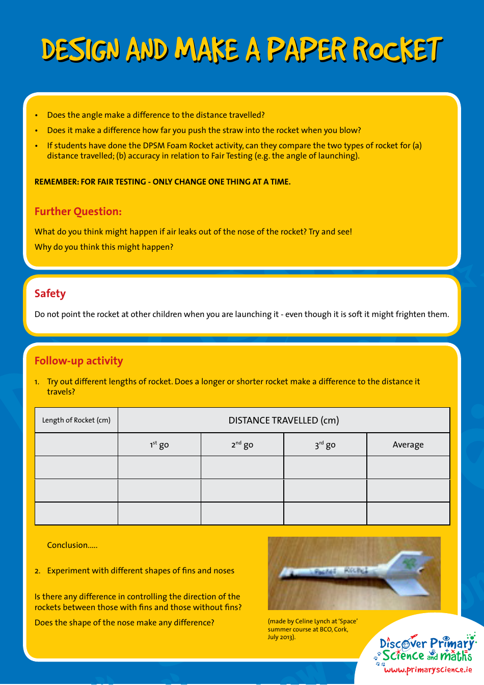 Paper Rocket Guide, Page 4