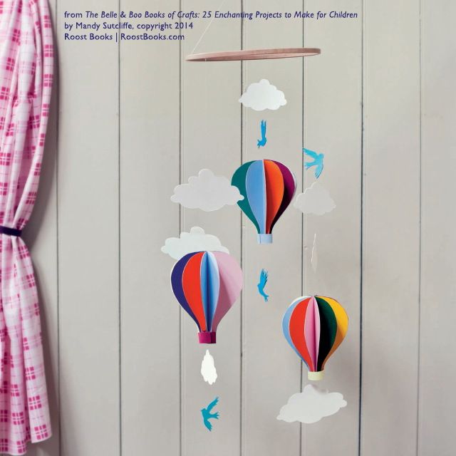 Hot-Air Balloon Mobile Templates - Roost Books