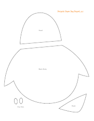 Penguin Paper Bag Puppet Template - Makingartfun, Page 2