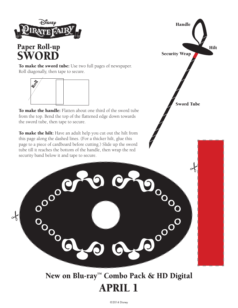 Paper Pirate Hat Template - Disney, Page 3