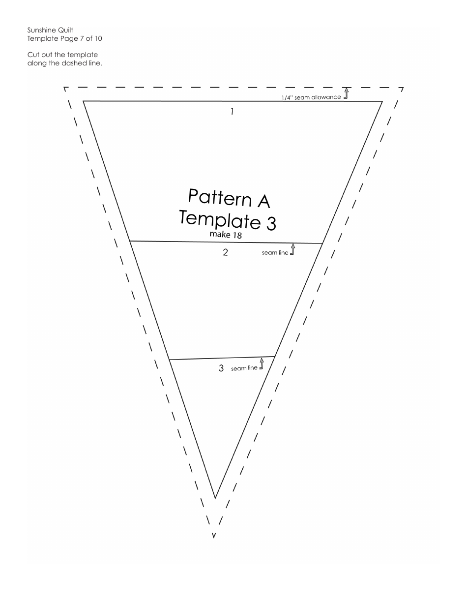 Sunshine Quilt Pattern Templates - Amy Butler Design, Page 11