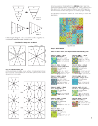 Sunshine Quilt Pattern Templates - Amy Butler Design, Page 3