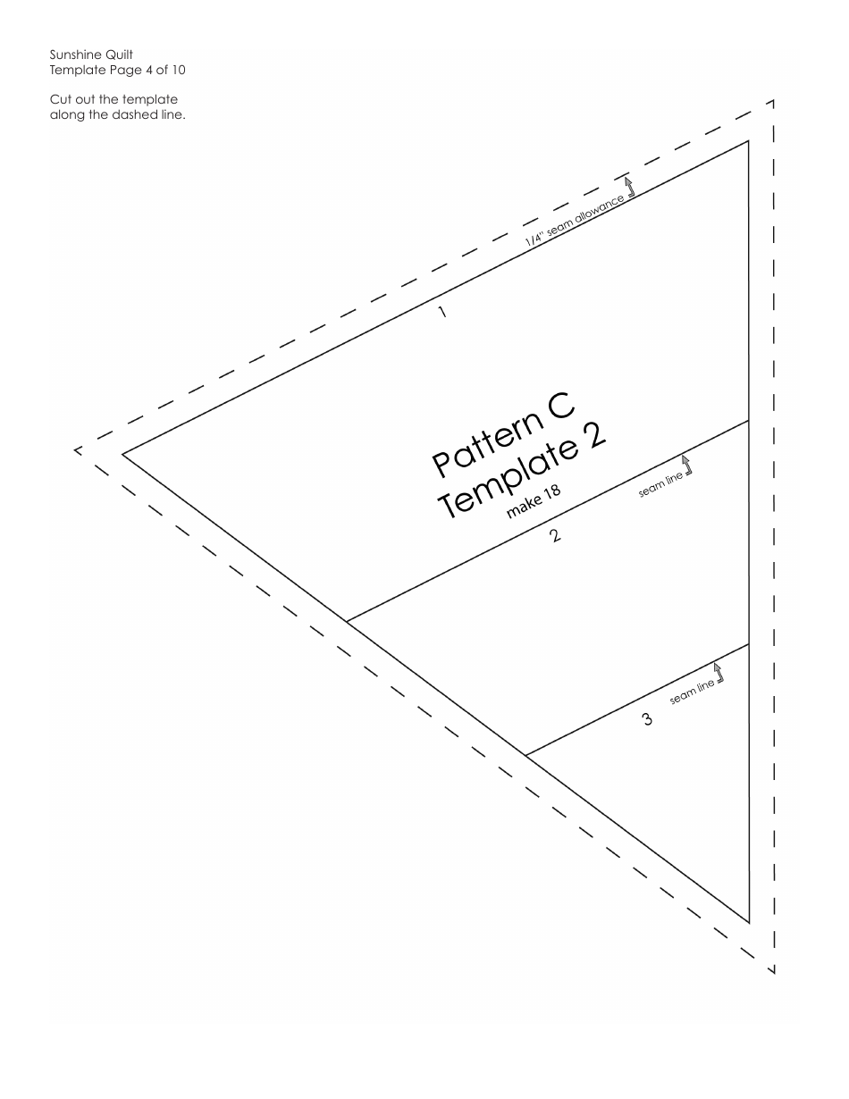Sunshine Quilt Pattern Templates - Amy Butler Design, Page 8