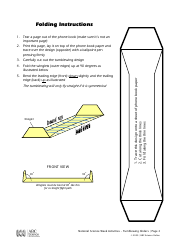 Paper Tumblewing Glider Templates - Abc Science Online, Page 2