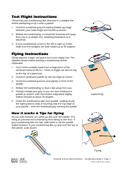 Paper Tumblewing Glider Templates - Abc Science Online, Page 3