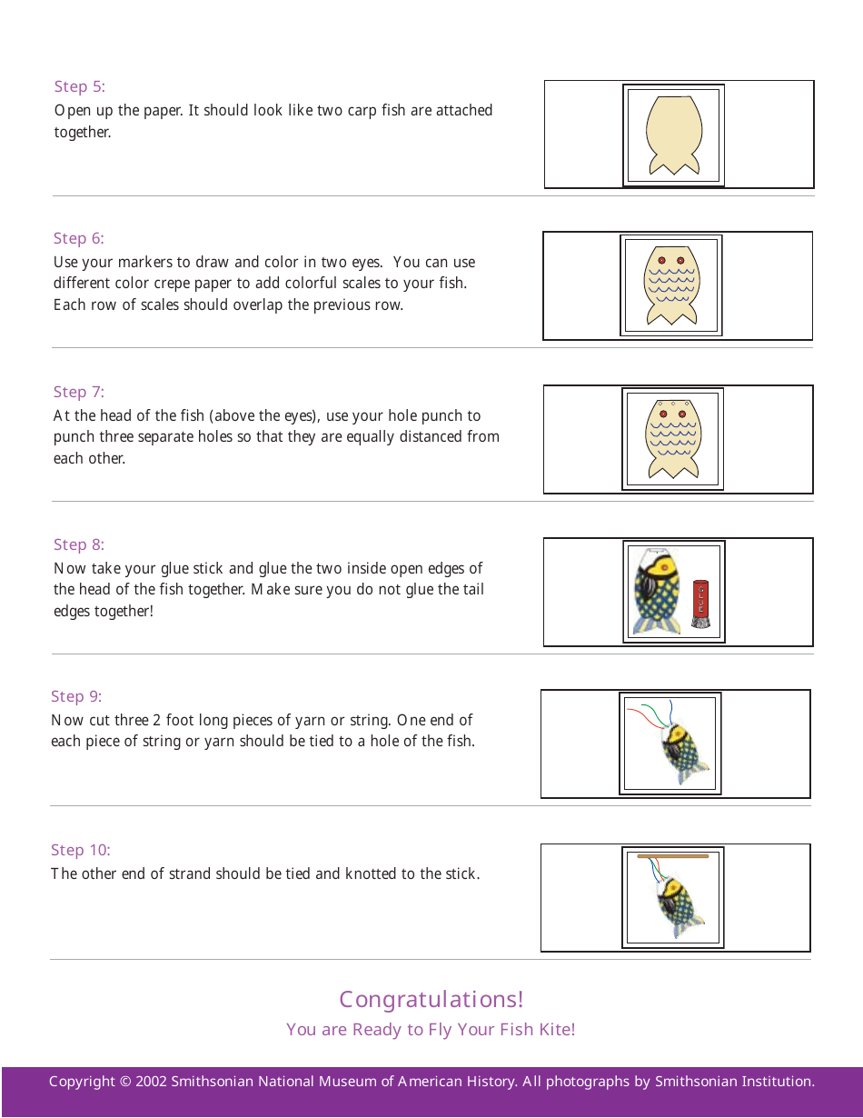 Crepe Paper Fish Kite - Smithsonian National Museum of American History, Page 3