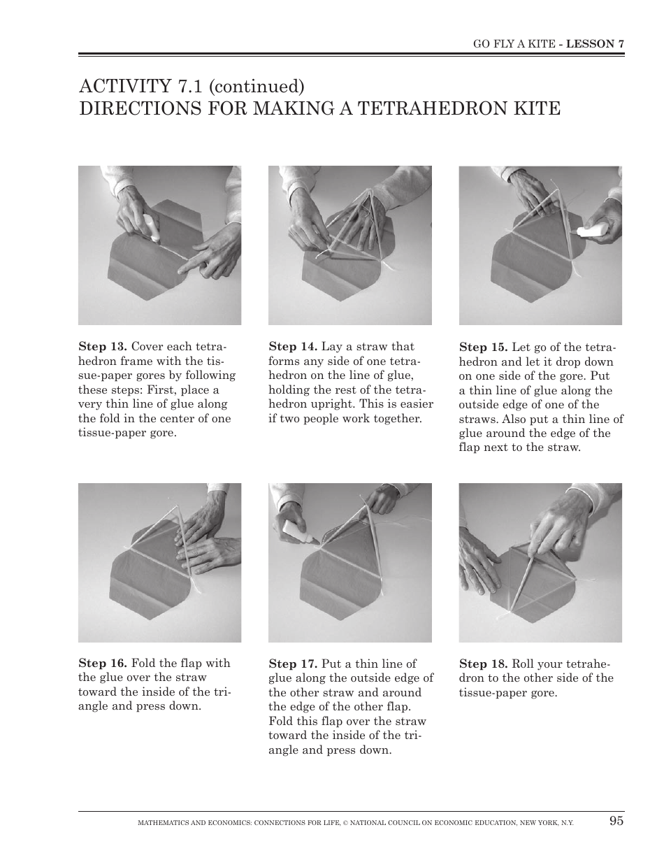 Tetrahedron Kite Pattern Template - National Council on Economic Education, Page 3