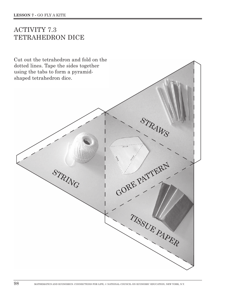 Tetrahedron Kite Pattern Template - National Council on Economic Education, Page 6