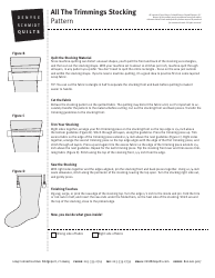 Quilted Stocking Pattern Template - Denyse Schmidt Quilts, Page 2