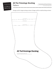 Quilted Stocking Pattern Template - Denyse Schmidt Quilts, Page 3