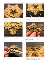 Paper Craft Acorn Design Template, Page 3