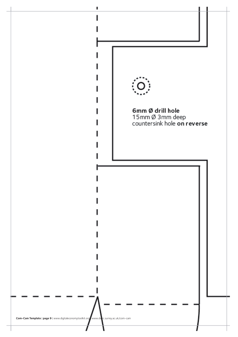 Cardboard Com cam Template Download Printable PDF Templateroller Cardboard Com cam Template Download Printable PDF Templateroller