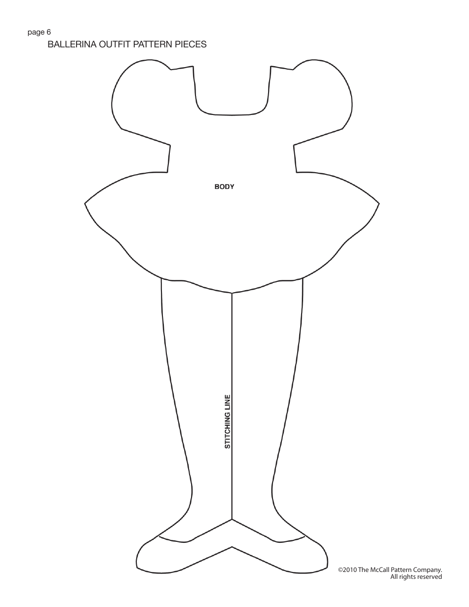 Paper Doll Template - the Mccall Pattern Company, Page 6