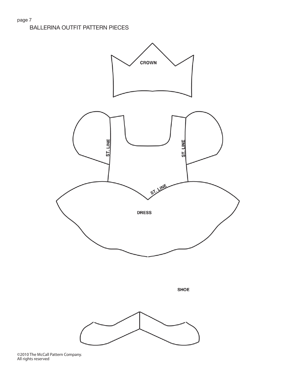 Paper Doll Template - the Mccall Pattern Company, Page 7