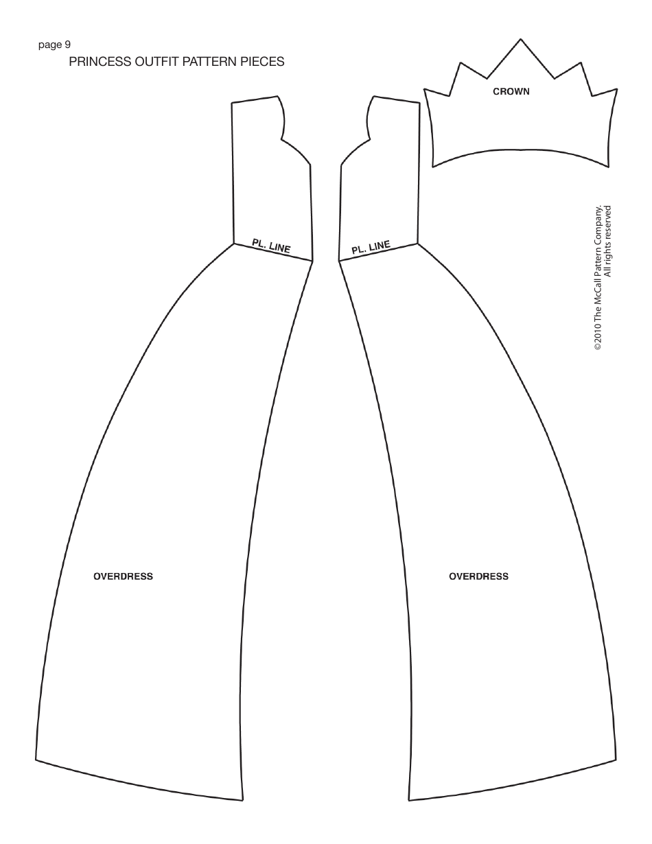 Paper Doll Template - the Mccall Pattern Company, Page 9