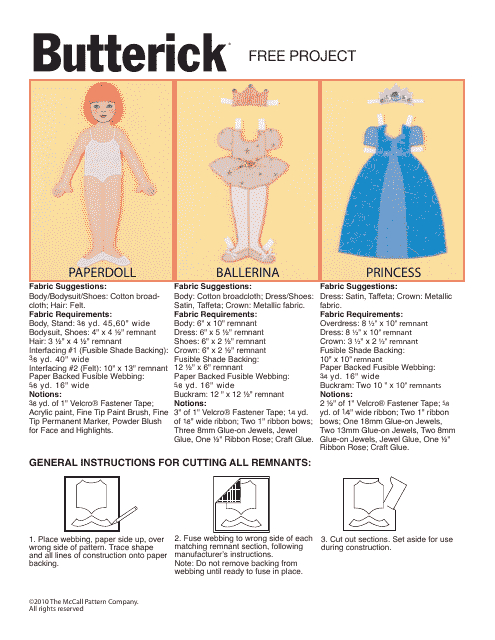 Paper Doll Template - the Mccall Pattern Company