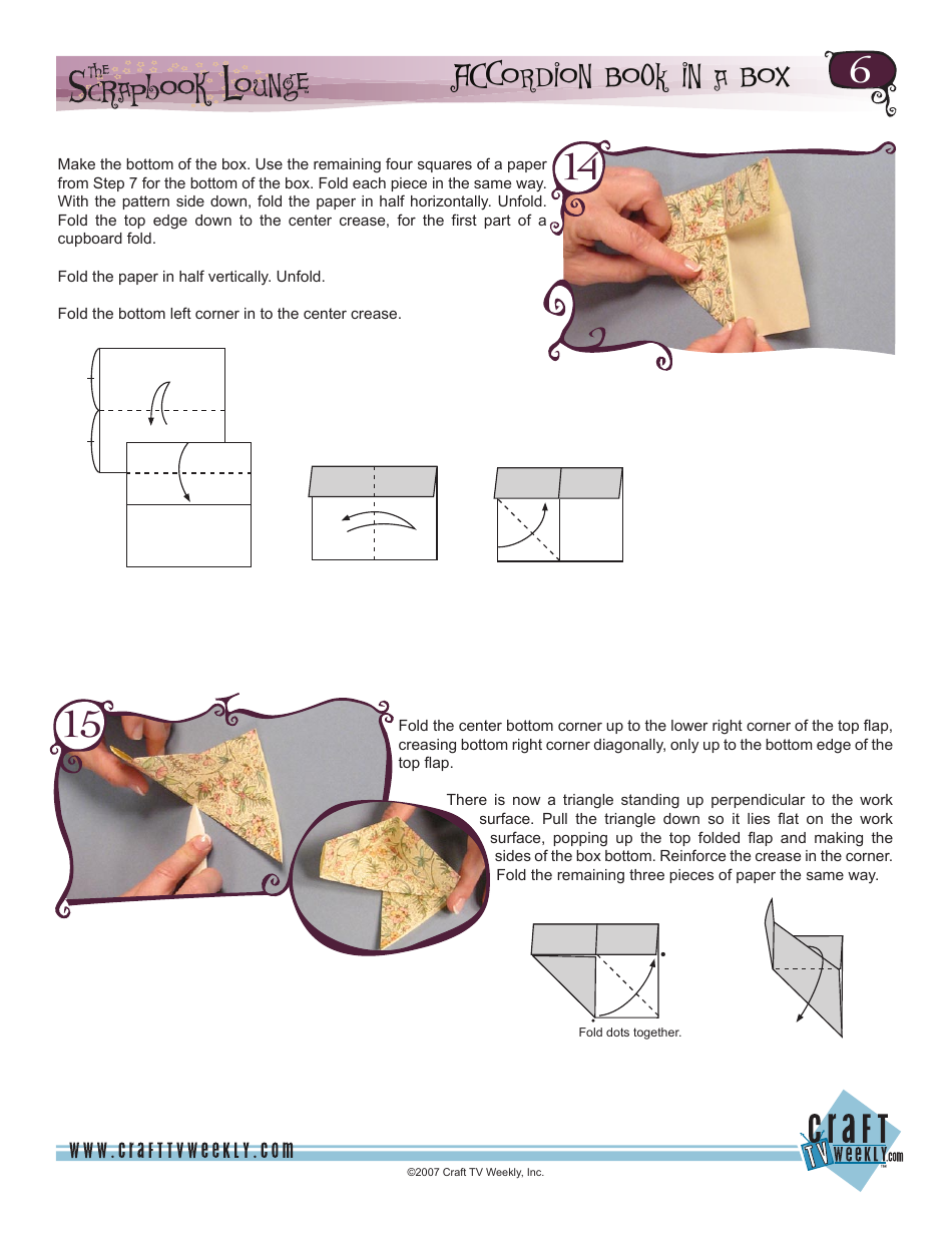 Paper Craft Accordion Book in a Box Design Guide - Craft Tv Weekly, Page 7