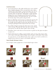 Danish Christmas Heart Paper Craft Template, Page 2