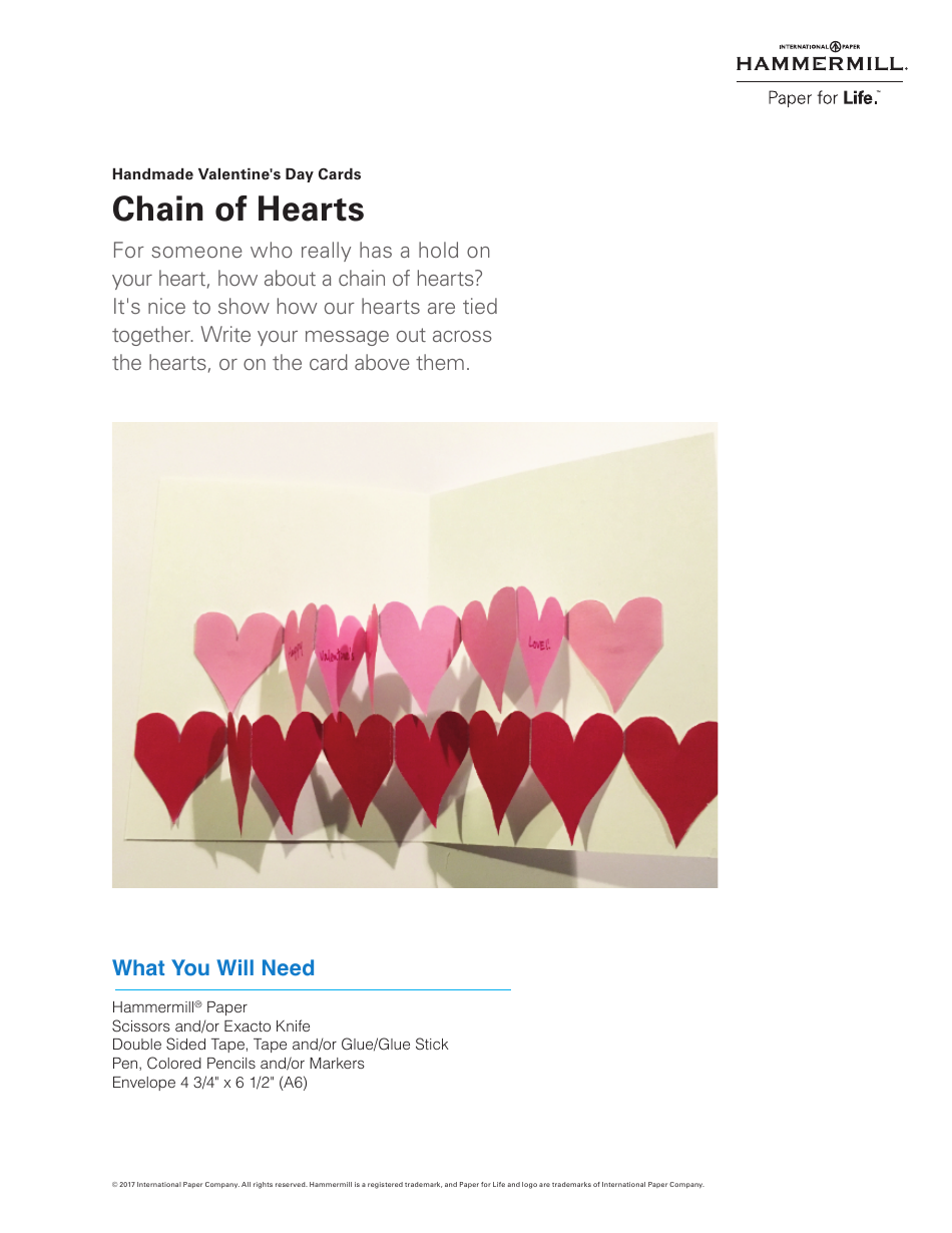 Handmade Valentines Day Card Templates - International Paper Company, Page 13