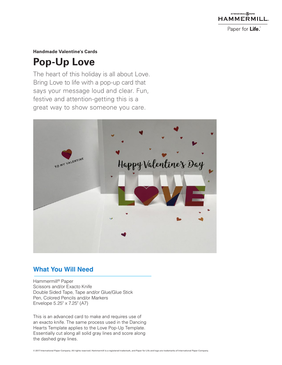 Handmade Valentines Day Card Templates - International Paper Company, Page 27