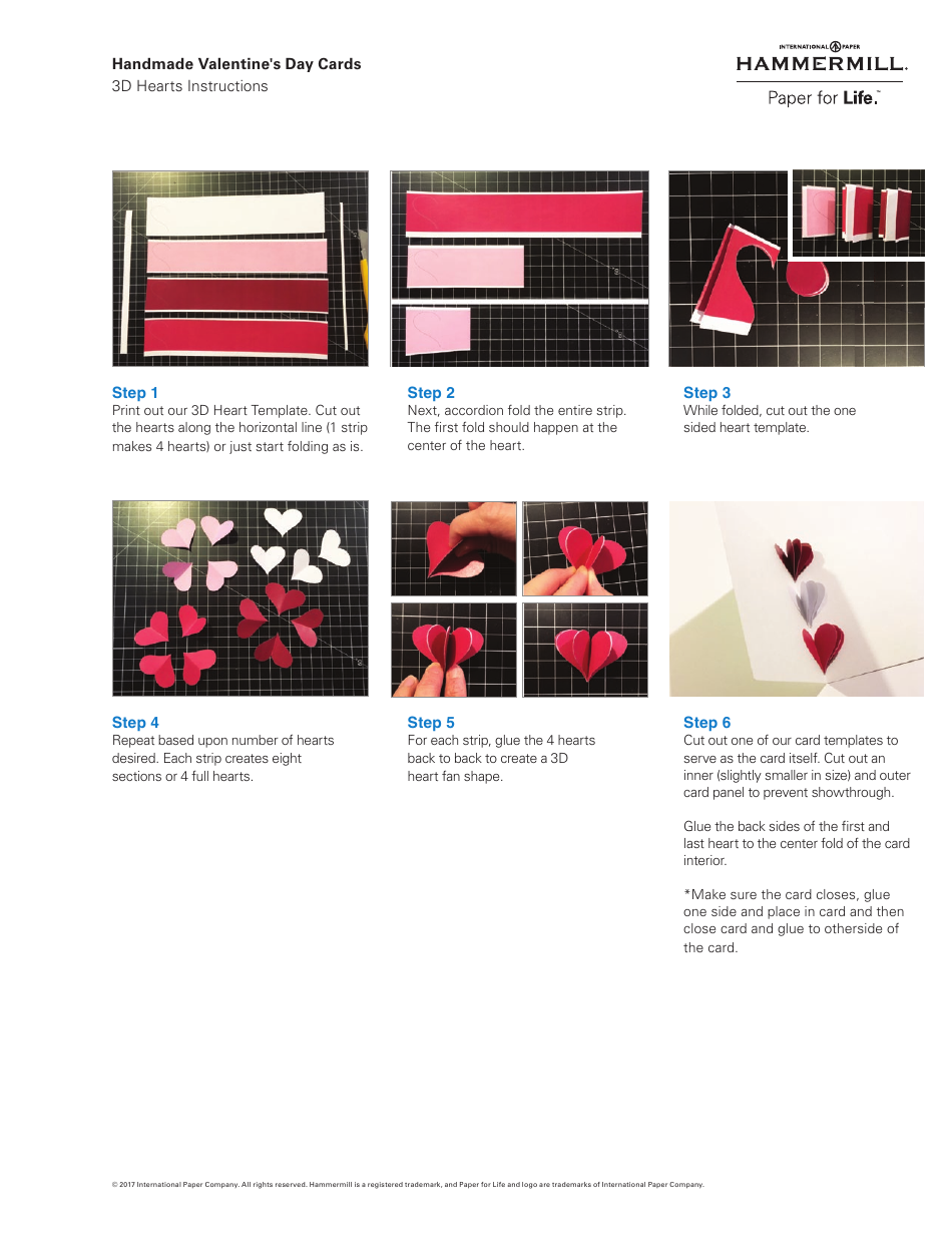 Handmade Valentines Day Card Templates - International Paper Company, Page 3