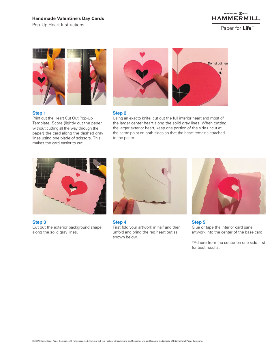 Handmade Valentines Day Card Templates - International Paper Company, Page 9