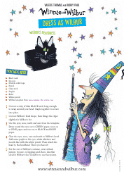 Paper Witch Cone Hat Template - Winnie and Wilbur, Page 2