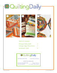 Hexagon Baby Quilt Template - F+w Media, Page 2