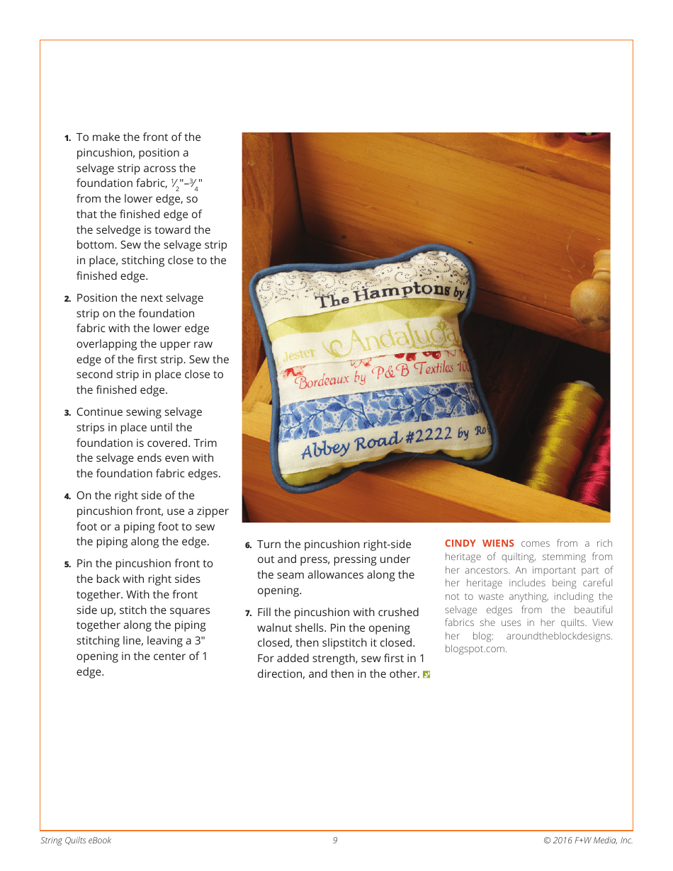 Hexagon Baby Quilt Template - F+w Media, Page 9