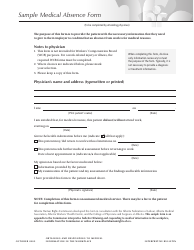 Document preview: Medical Absence Form