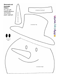 Snowman Applique Pattern Template - Wendi Gratz, Page 3