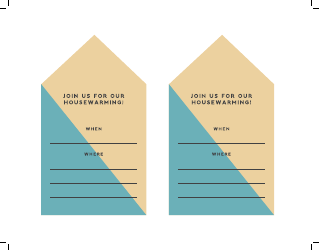 Housewarming Invitation and Envelope Templates, Page 5