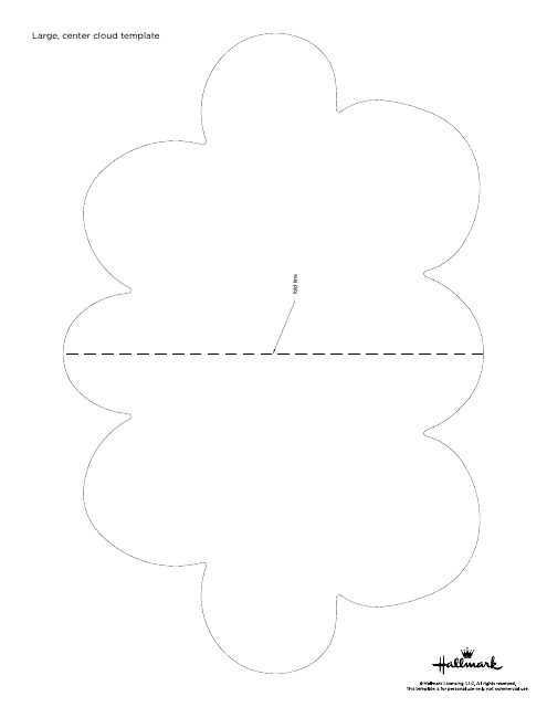 Hanging Cloud Templates - Free Printable PDF Documents