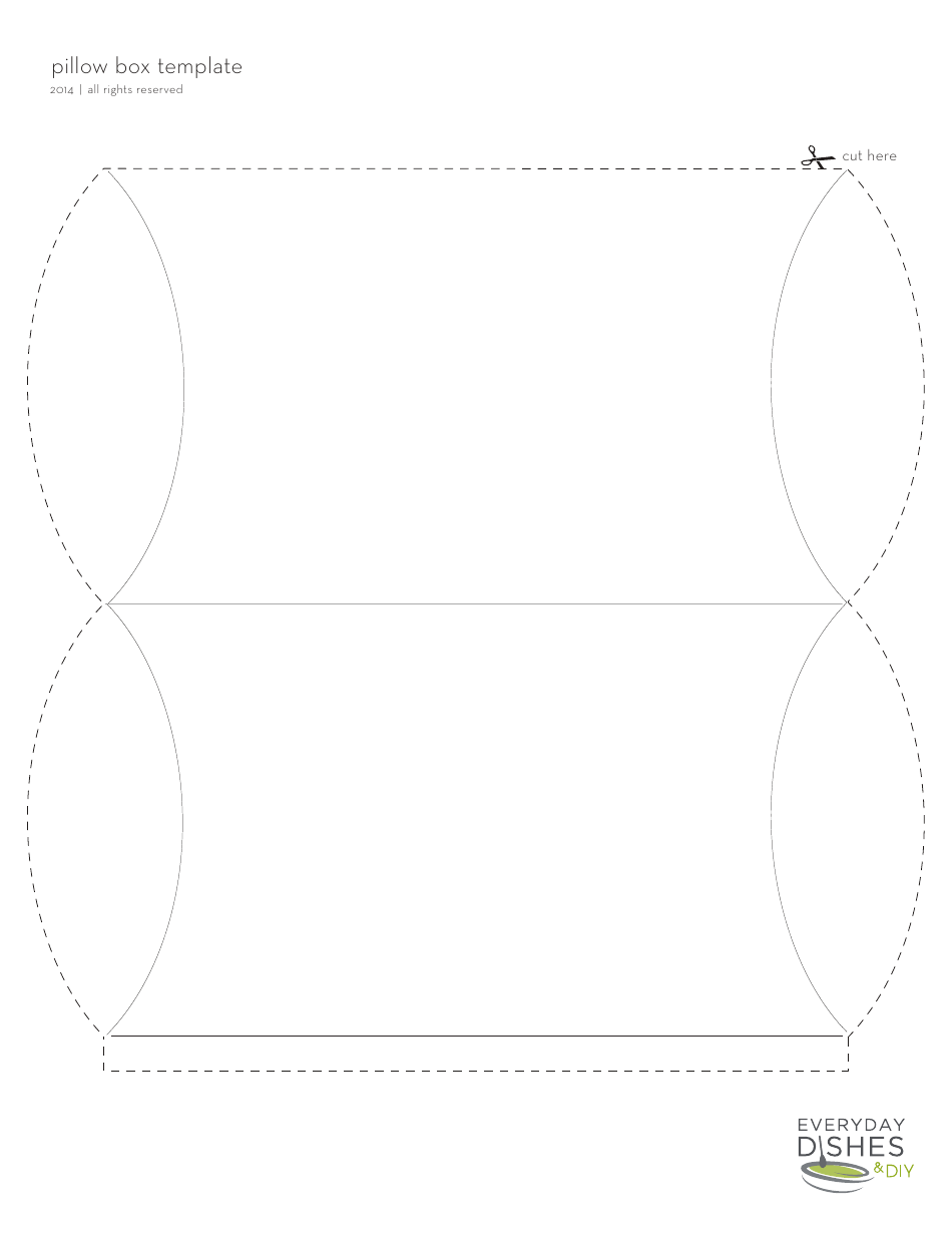 Graduation Pillow Box Template Download Printable PDF Templateroller