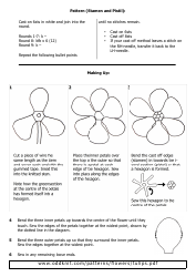 Tulip Knitting Pattern Templates, Page 2