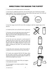 Hand Puppet Templates - Ziptales Pty, Page 4