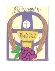 First Communion Banner Templates, Page 17