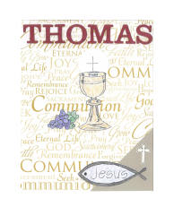 First Communion Banner Templates, Page 18