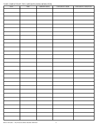 Form BCAL-1243 Medication Permission and Instructions - Michigan, Page 2