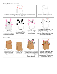 Paper Bag Animal Puppets, Page 2
