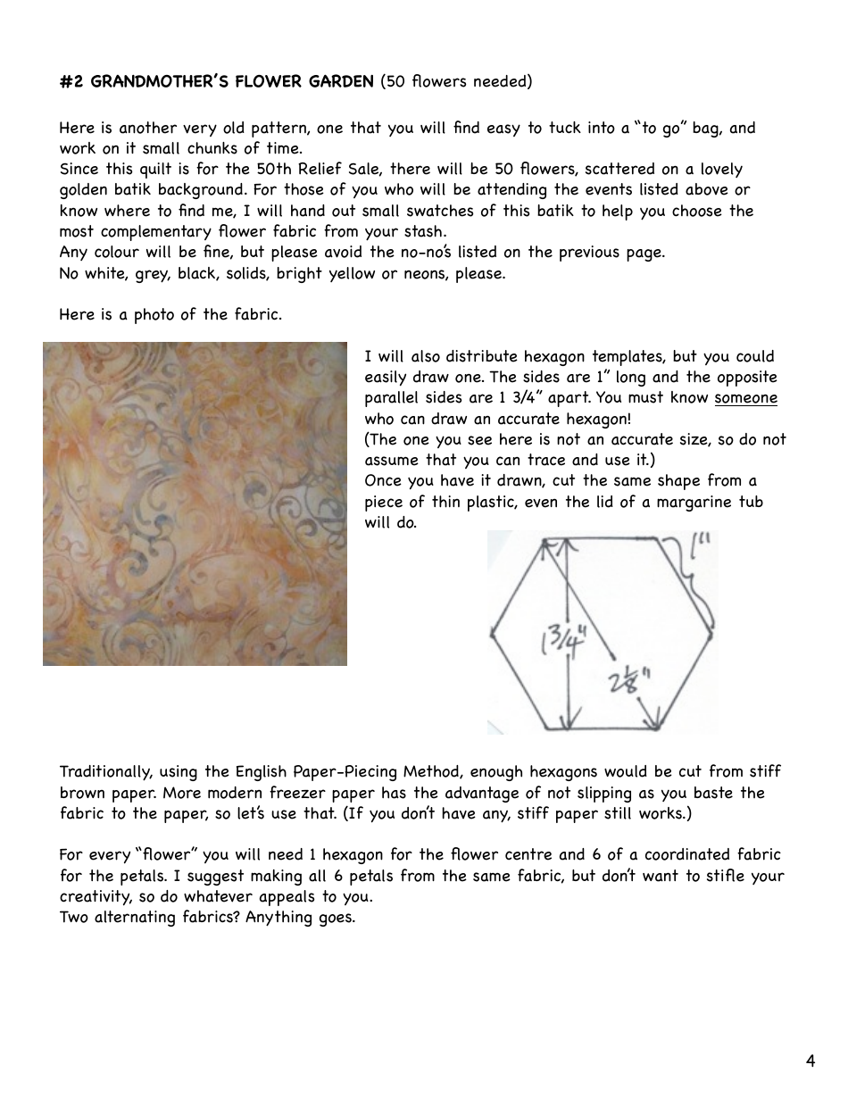 Autumn Log Cabin Quilt Pattern, Page 4