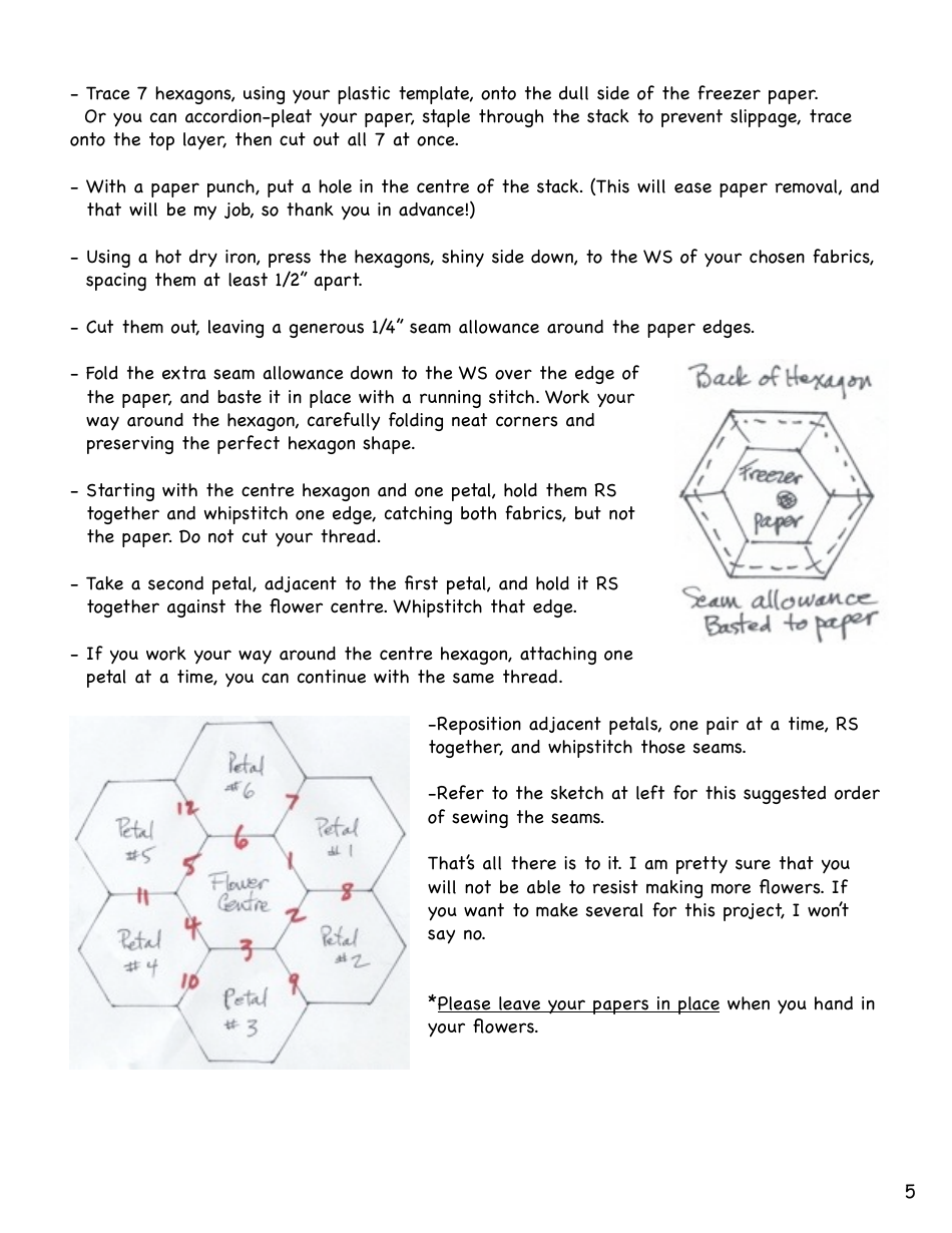 Autumn Log Cabin Quilt Pattern, Page 5