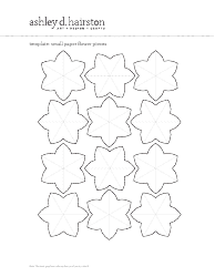 Different Size Paper Flower Templates, Page 3