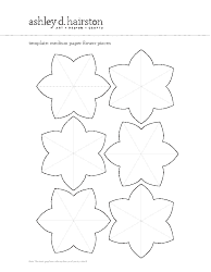 Different Size Paper Flower Templates, Page 4