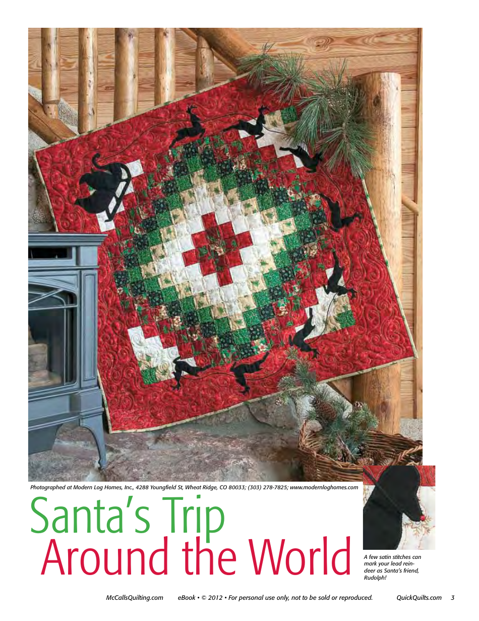 Christmas Quilt Pattern Templates - Mccalls Quilting, Page 3