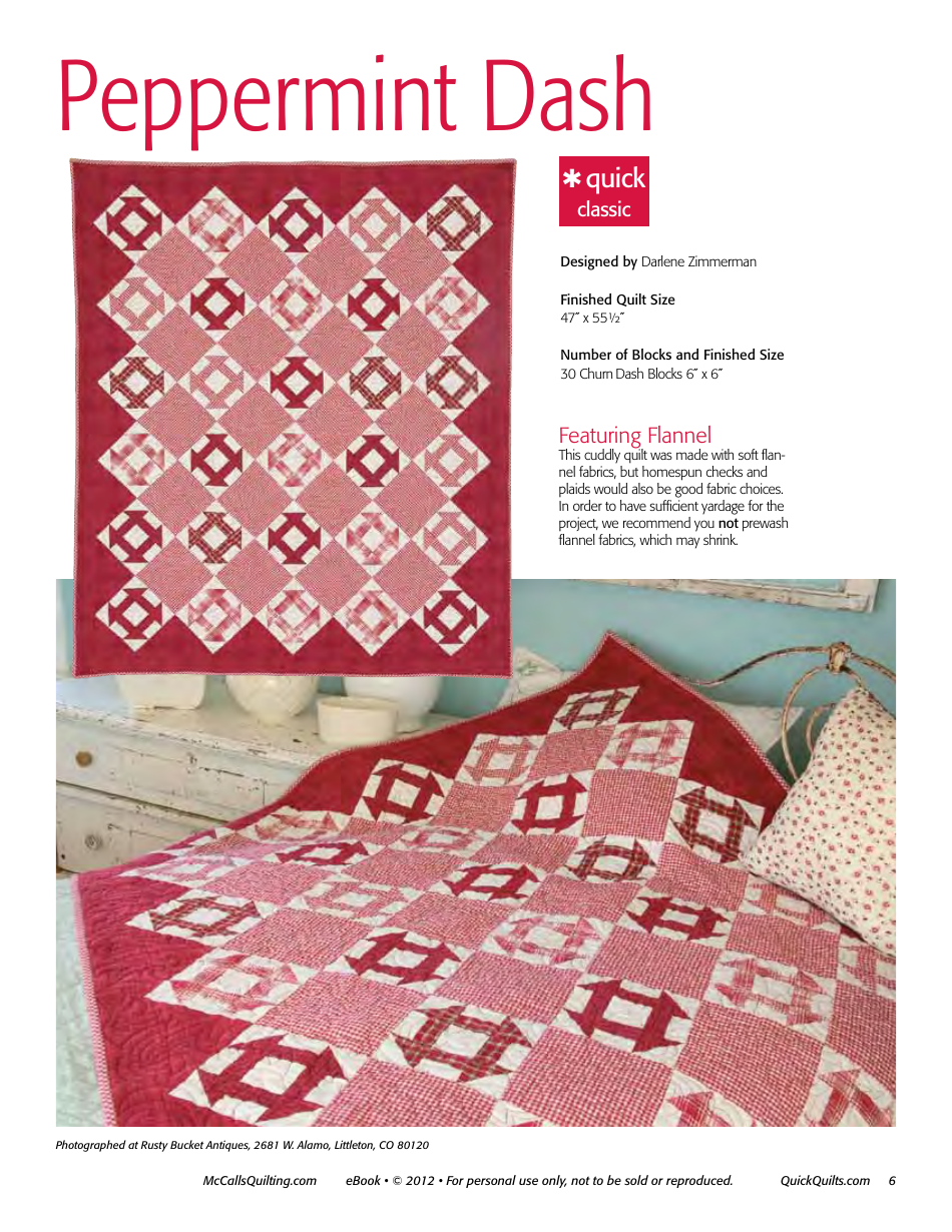 Christmas Quilt Pattern Templates - Mccalls Quilting, Page 6