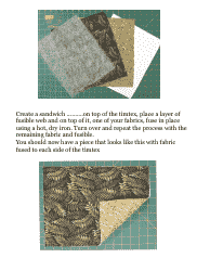 Fabric Leaf Bowl Pattern Template, Page 2