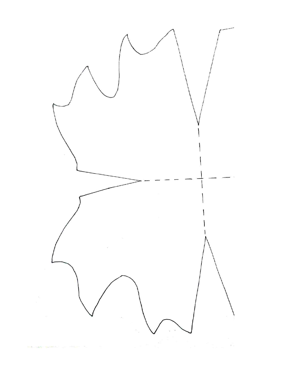 Fabric Leaf Bowl Pattern Template, Page 5