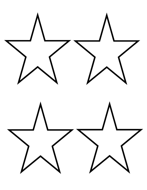 Star Template - Four