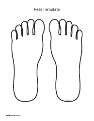 Document preview: Feet Template